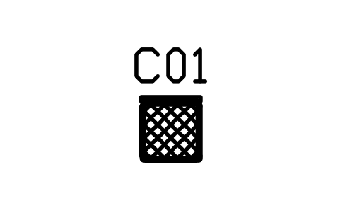 Anteprima del simbolo Sedia da pranzo, rattan, seduta e schienale in canna, blocco CBH_CHAIR_RATTAN