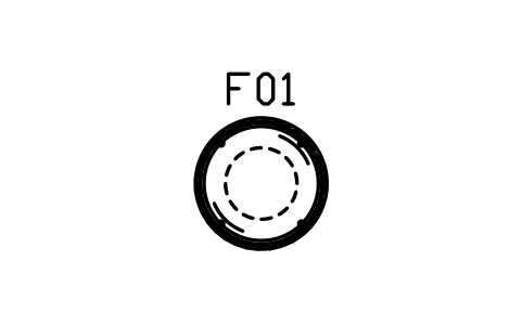 Anteprima del simbolo Tavolino da salotto, rotondo, piano in vetro, 1100, blocco CBH_COFFEE_ROUND_1100