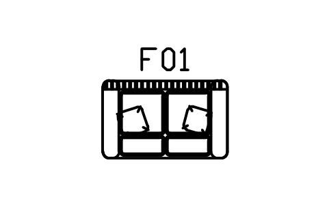 Anteprima del simbolo Divanetto, sfoderabile, 1450, blocco CBH_LOVESEAT