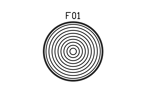 Anteprima del simbolo Tappeto, juta rotondo, 2400, blocco CBH_RUG_ROUND_2400
