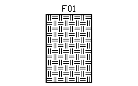 Anteprima del simbolo Tappeto, sisal a quadri, 2000 x 3000, blocco CBH_RUG_SISAL