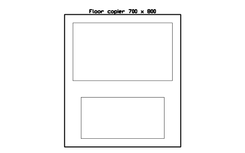 Preview of the Floor copier 700 x 800 symbol, block SVC_COPIER_FLOOR