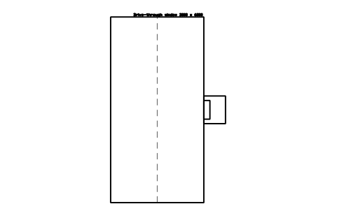 Preview of the Drive-through window 3000 x 6000 symbol, block SVC_DRIVE_WINDOW