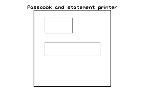 Preview of the Passbook and statement printer symbol, block SVC_PASSBOOK_PRINTER