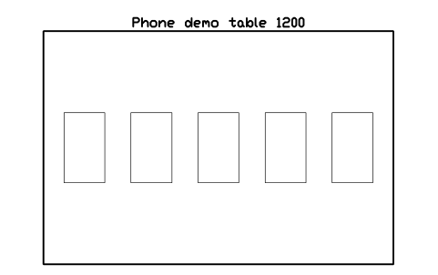 Preview of the Phone demo table 1200 symbol, block SVC_PHONE_TABLE