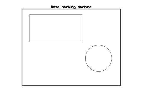 Preview of the Dose packing machine symbol, block SVC_RX_BLISTER_PACKER