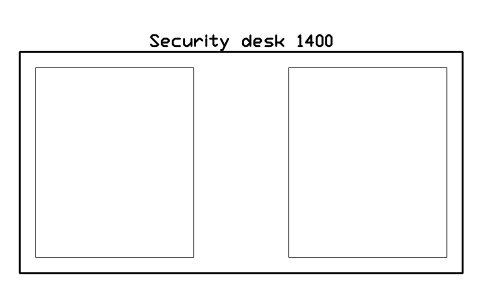 Preview of the Security desk 1400 symbol, block SVC_SECURITY_DESK