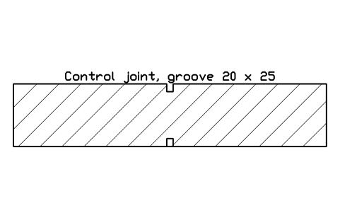 シンボル 誘発目地(溝 20 x 25) のプレビュー(ブロック CWS_JOINT_CONTROL)
