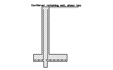 シンボル 片持ち擁壁(キー付き) のプレビュー(ブロック CWS_RETAIN_CANT_KEY)