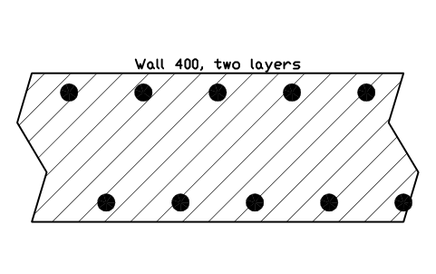 シンボル 壁 400(複配筋) のプレビュー(ブロック CWS_WALL_400_2L)