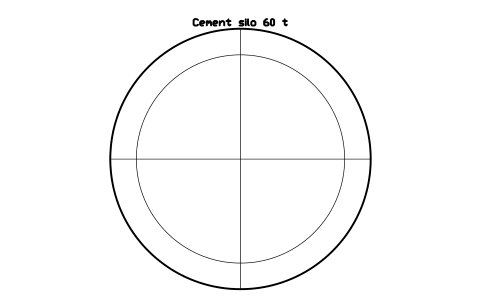 Preview of the Cement silo 60 t symbol, block CSL_CEMENT_SILO