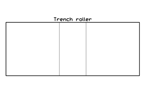 Preview of the Trench roller symbol, block CSL_COMPACTOR_TRENCH