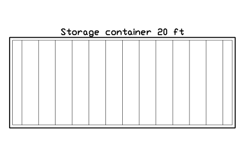 Preview of the Storage container 20 ft symbol, block CSL_CONTAINER_20