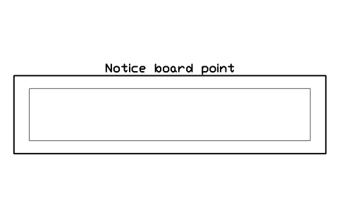 Preview of the Notice board point symbol, block CSL_DRAWING_NOTICE