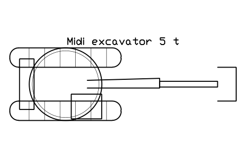 Preview of the Midi excavator 5 t symbol, block CSL_EXC_MINI_5T