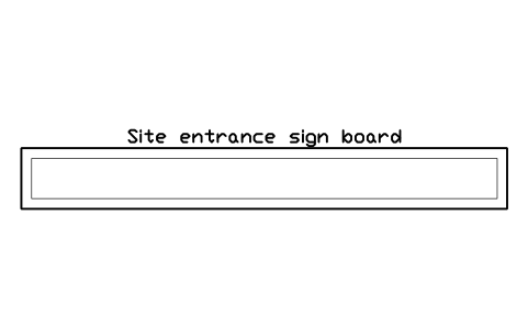 Preview of the Site entrance sign board symbol, block CSL_GATE_SIGN