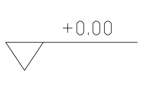 Preview of the Level mark (finished level) symbol, block CSL_LEVEL_MARK