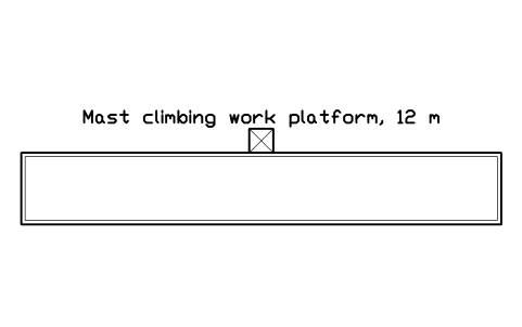 Preview of the Mast climbing work platform, 12 m symbol, block CSL_MAST_CLIMBER