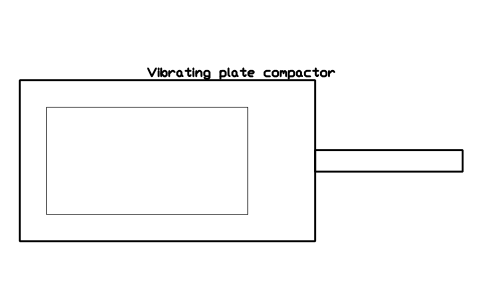 Preview of the Vibrating plate compactor symbol, block CSL_ROLLER_PLATE