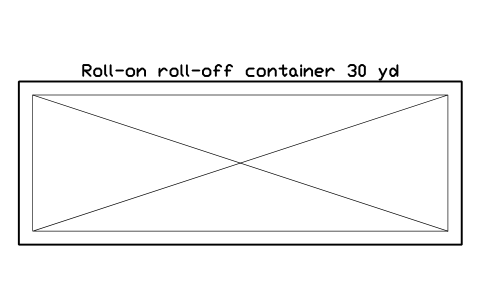 Preview of the Roll-on roll-off container 30 yd symbol, block CSL_ROLLOFF