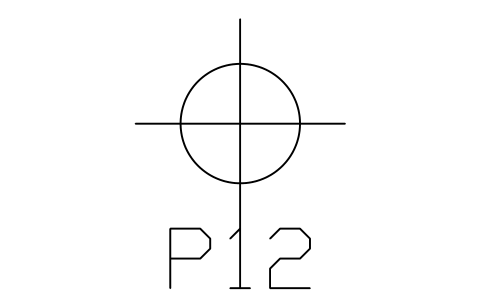 Preview of the Setting-out peg symbol, block CSL_SETTING_OUT