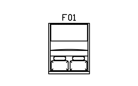 플랫폼 침대, 퀸, 1600 x 2000 심볼 미리보기, 블록 CMM_BED_1600