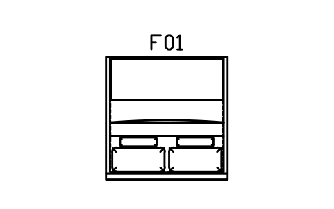 플로팅 침대, 슈퍼 킹, 2000 x 2000 심볼 미리보기, 블록 CMM_BED_FLOAT_2000