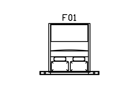 침대, 헤드보드 선반, 퀸, 1600 x 2000 심볼 미리보기, 블록 CMM_BED_LEDGE_1600