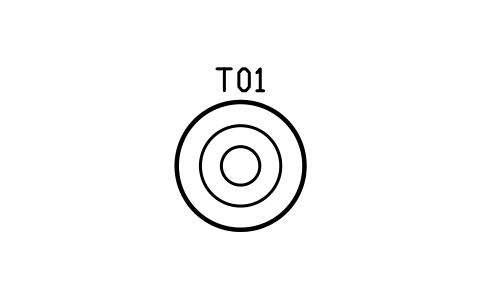 식탁, 원형, 1500 심볼 미리보기, 블록 CMM_DINING_RND_1500