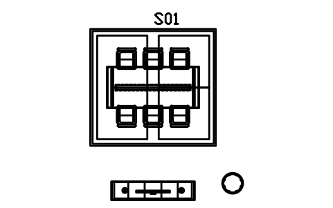 다이닝룸 세트, 의자 6개, 2200 심볼 미리보기, 블록 CMM_SET_DINING_6