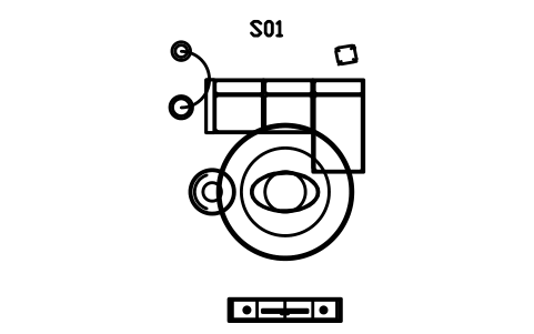 거실 세트, 셰이즈 롱 소파 심볼 미리보기, 블록 CMM_SET_LIVING_CHAISE
