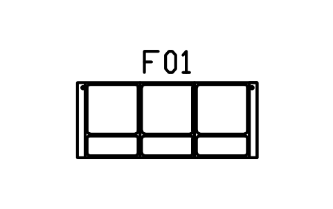 소파, 슬림 팔걸이, 3인용 심볼 미리보기, 블록 CMM_SOFA_SLIM_3