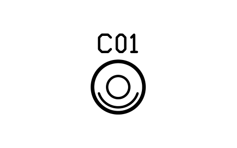 스위벨 체어, 원형 받침, 760 심볼 미리보기, 블록 CMM_SWIVEL_760