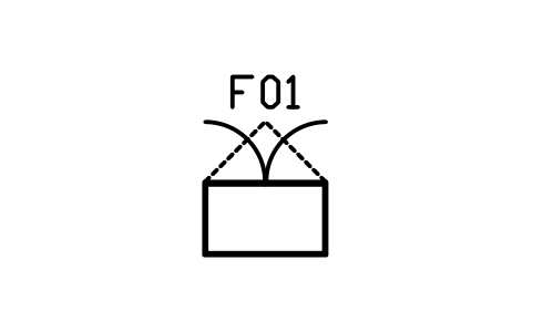 옷장, 여닫이, 문 2개, 1000 심볼 미리보기, 블록 CMM_WARD_HINGED_2