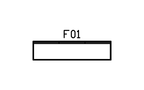 옷장, 미닫이, 문 3개, 2700 심볼 미리보기, 블록 CMM_WARD_SLIDE_3