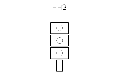 Vorschau des Symbols Signal tower, 3 stack, Block CPL_BEACON_TOWER