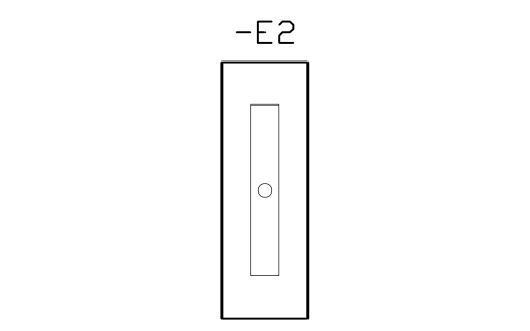 Vorschau des Symbols Door handle, swing, Block CPL_DOOR_HANDLE