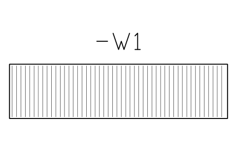 Vorschau des Symbols Wire duct 100 x 60, 400 mm run, Block CPL_DUCT_100X60