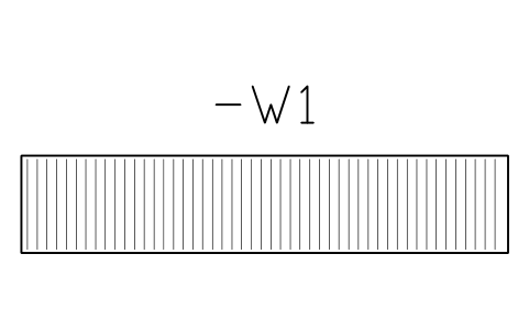 Vorschau des Symbols Wire duct 80 x 60, 400 mm run, Block CPL_DUCT_80X60