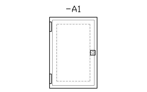 Vorschau des Symbols Wall enclosure 200 x 300, Block CPL_ENC_200X300