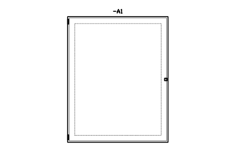 Vorschau des Symbols Wall enclosure 800 x 1000, Block CPL_ENC_800X1000