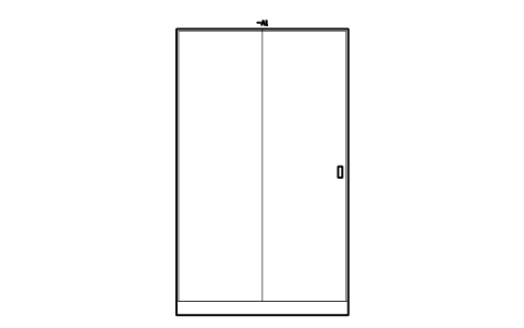 Vorschau des Symbols Floor-standing cabinet 1200 x 2000, Block CPL_ENC_FS_1200X2000