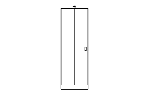Vorschau des Symbols Floor-standing cabinet 600 x 1800, Block CPL_ENC_FS_600X1800
