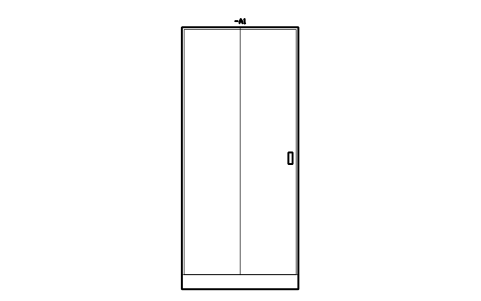 Vorschau des Symbols Floor-standing cabinet 800 x 1800, Block CPL_ENC_FS_800X1800