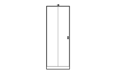 Vorschau des Symbols Floor-standing cabinet 800 x 2200, Block CPL_ENC_FS_800X2200