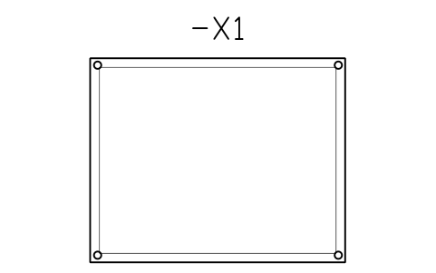 Vorschau des Symbols Terminal box 250 x 200, Block CPL_ENC_TERMBOX_250