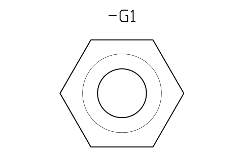 Vorschau des Symbols Cable gland M25, Block CPL_GLAND_M25