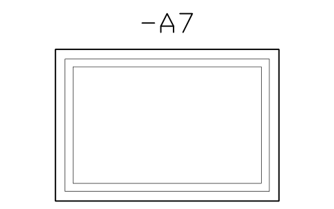 Vorschau des Symbols HMI panel 10-inch, cutout, Block CPL_HMI_10