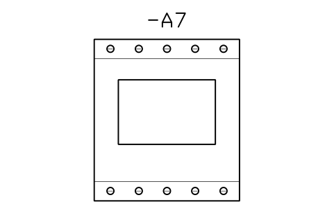 Vorschau des Symbols HMI controller, DIN rail, Block CPL_HMI_BOX
