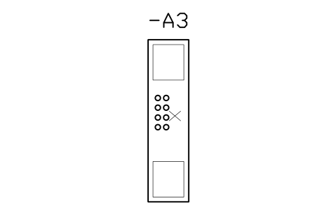 Vorschau des Symbols Analog input module, 8 channels, Block CPL_IO_AI8